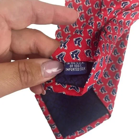 Vineyard Vines Boston Red Sox MLB Silk Tie Men